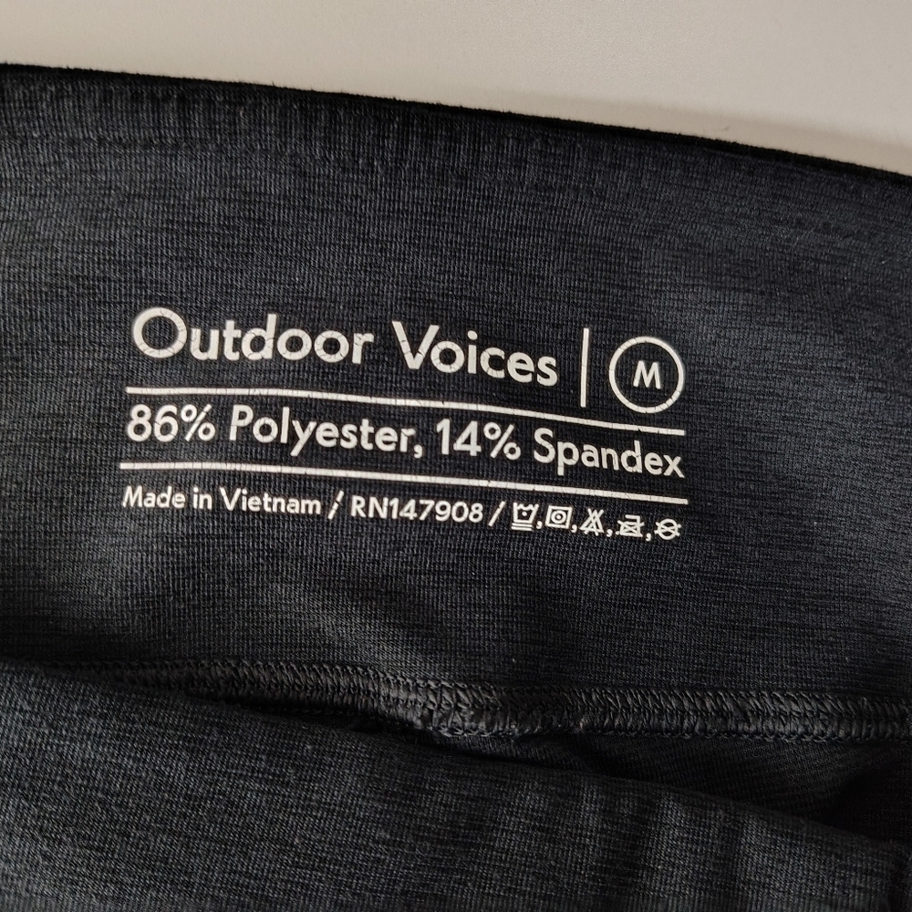 Outdoor Voices Women's High Rise Charcoal Gray Leggings Sz M NWOT - Picture 8 of 11